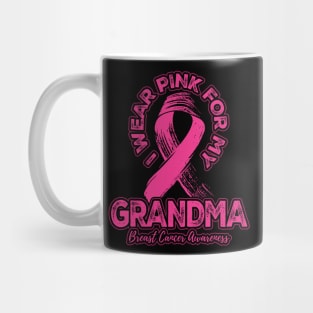 I wear pink for my Grandma Mug